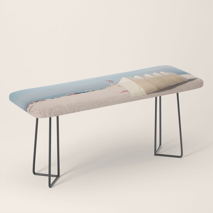 Beach Summer Vibes - ocean travel photography Bench Gallery Image 1