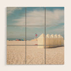 Beach Summer Vibes - ocean travel photography Wood Wall Art Gallery Image 1