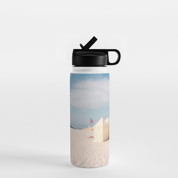 Beach Summer Vibes - ocean travel photography Water Bottle Gallery Image 1