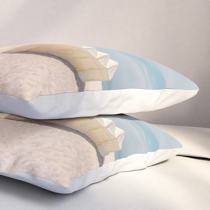 Beach Summer Vibes - ocean travel photography Pillow Sham Gallery Image 3