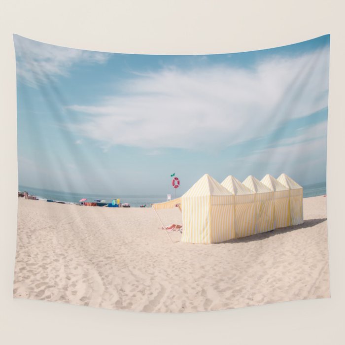 Beach Summer Vibes - ocean travel photography Wall Tapestry Gallery Image 4