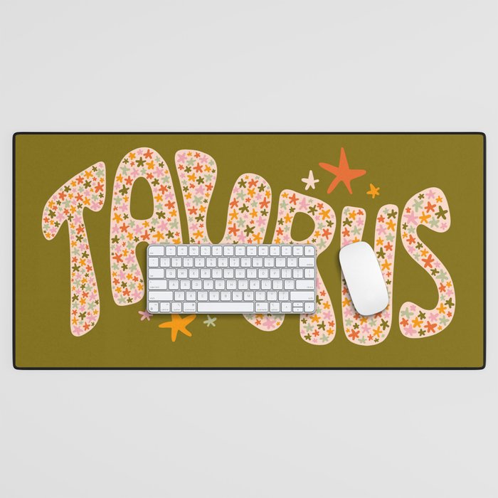 Starry Taurus Desk Mat Gallery Image 1