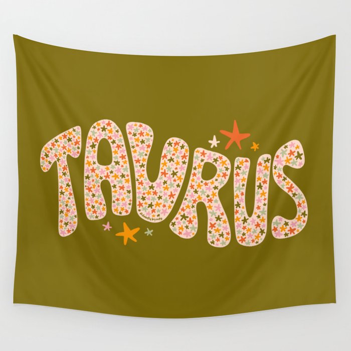 Starry Taurus Wall Tapestry Gallery Image 4