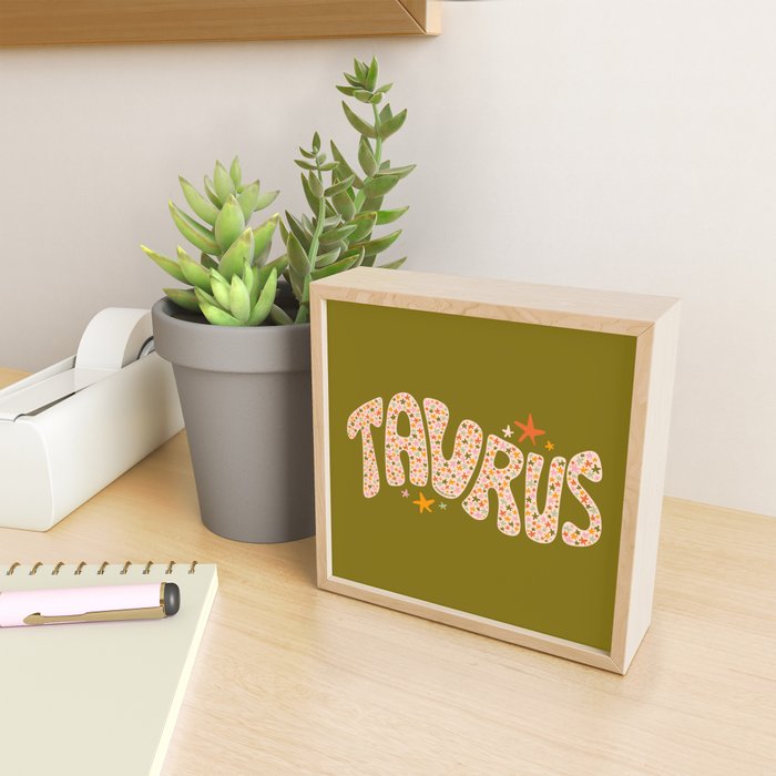 Starry Taurus Mini Art Print Gallery Image 2