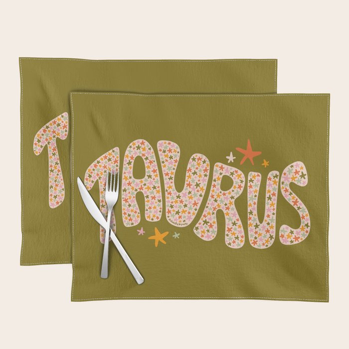 Starry Taurus Placemat Gallery Image 1