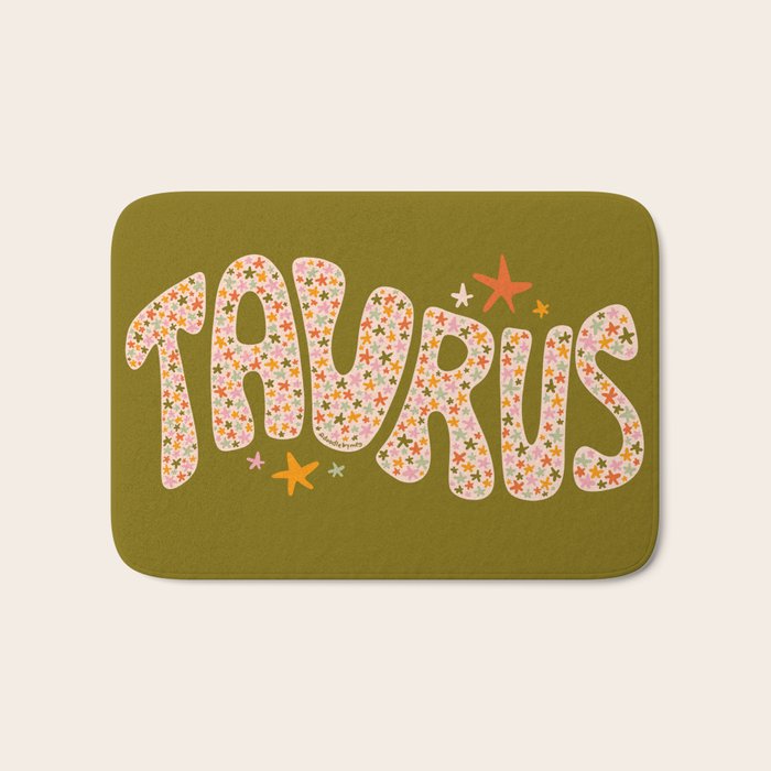 Starry Taurus Bath Mat Gallery Image 1
