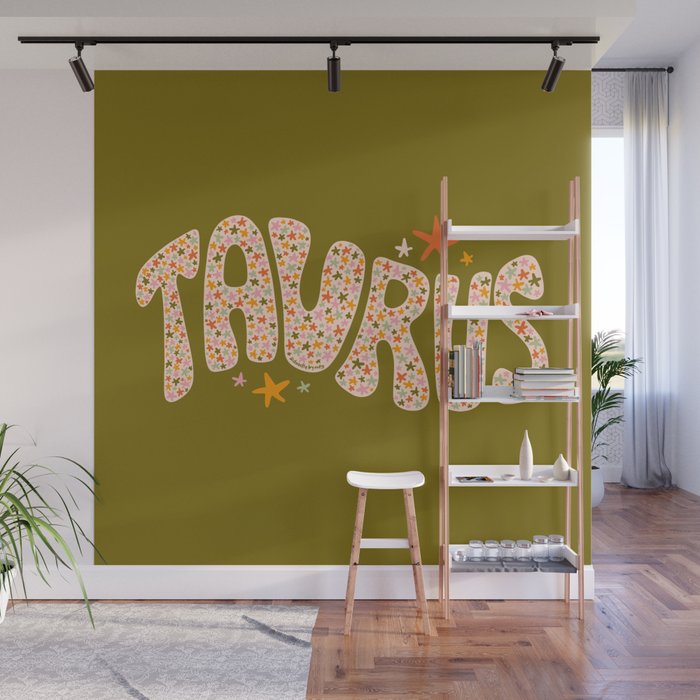 Starry Taurus Wall Mural Gallery Image 1