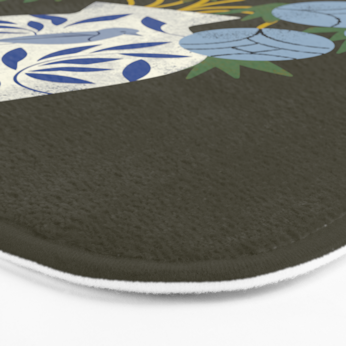 Bird Vase Bouquet Bath Mat Gallery Image 3