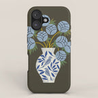 Bird Vase Bouquet iPhone Case Gallery Image 1