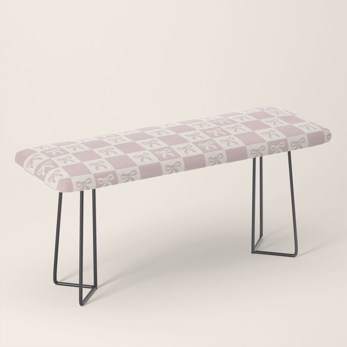 coquette bows in pink Bench Gallery Image 1
