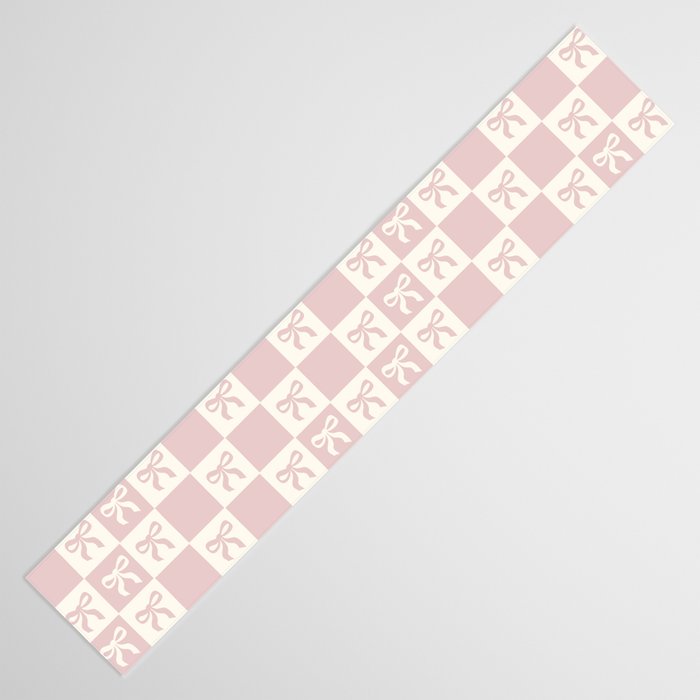coquette bows in pink Table Runner Gallery Image 3