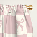 coquette bows in pink Window Curtain Gallery Image 2