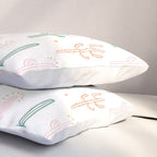 Retro hand drawn cactus plant pattern Pillow Sham Gallery Image 3
