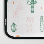 Retro hand drawn cactus plant pattern Laptop Sleeve Gallery Image 3