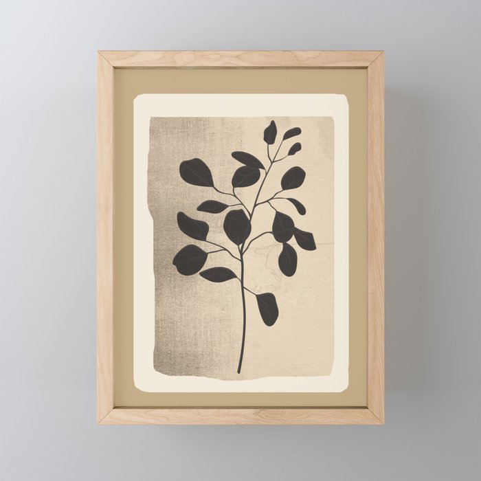 Modern Minimal Branch 1 Mini Art Print Gallery Image 1