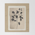 Modern Minimal Branch 1 Throw Blanket Gallery Image 2