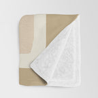 Modern Minimal Branch 1 Throw Blanket Gallery Image 3