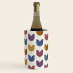 Spring Tulips VIII Multicolor Mid Century Flowers Wine Chiller Gallery Image 2