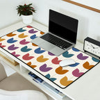 Spring Tulips VIII Multicolor Mid Century Flowers Desk Mat Gallery Image 2