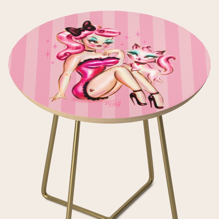 Smitten Kitten Pinup Doll Side Table Gallery Image 2