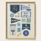 Hanukkah Banners, Signs, and Pennants Serving Tray Gallery Image 1