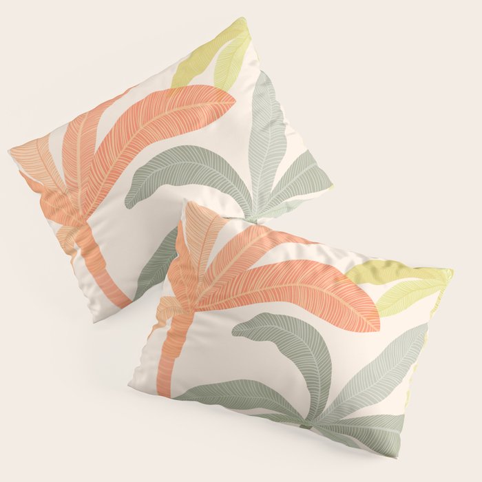 Tropical Palm Grove Pillow Sham Gallery Image 1