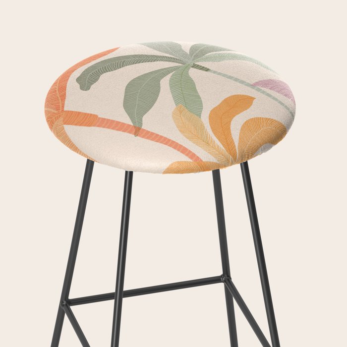 Tropical Palm Grove Stool Gallery Image 2
