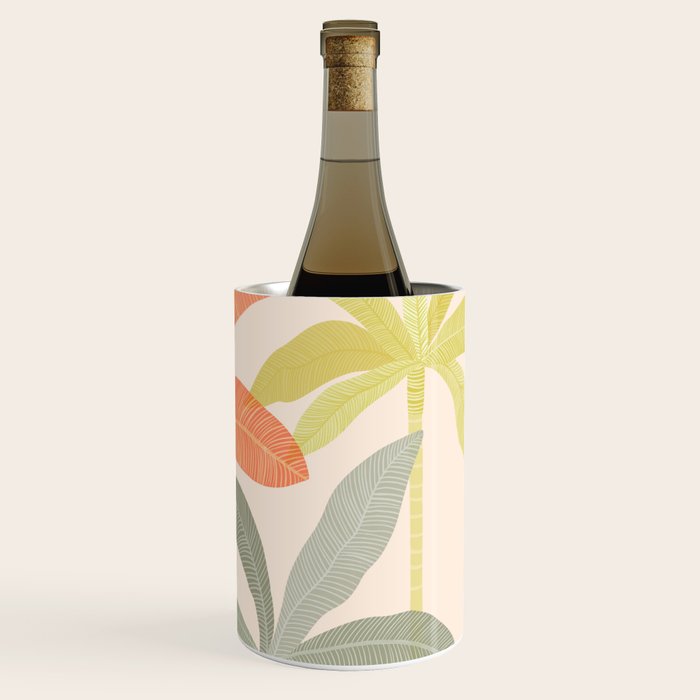 Tropical Palm Grove Wine Chiller Gallery Image 3