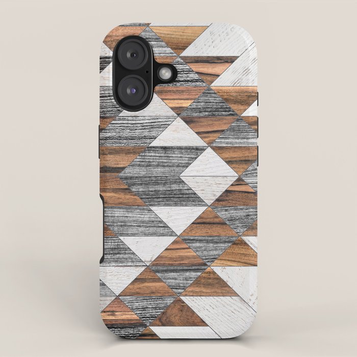 Urban Tribal Pattern No.12 - Aztec - Wood iPhone Case Gallery Image 1