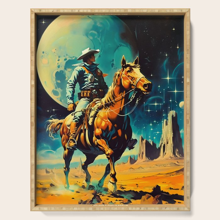 The Space Cowboy Serving Tray Gallery Image 1