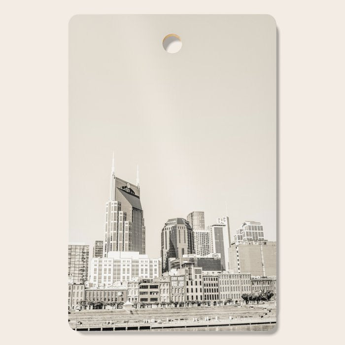 Nashville No. 3 in Sepia Cutting Board Gallery Image 1