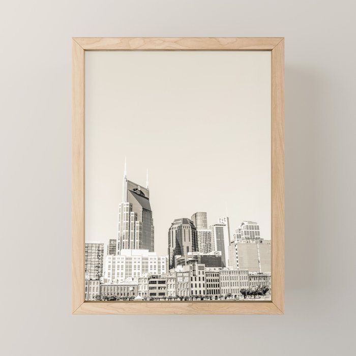 Nashville No. 3 in Sepia Mini Art Print