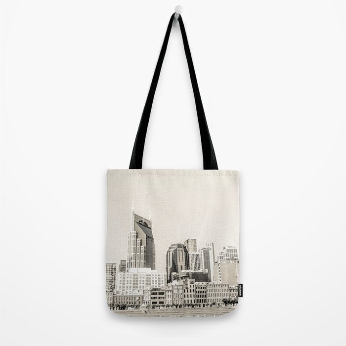 Nashville No. 3 in Sepia Tote Bag Gallery Image 2