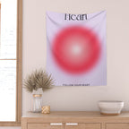 Heart: Aura Gradient 04 Wall Tapestry Gallery Image 2