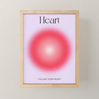 Heart: Aura Gradient 04 Mini Art Print Gallery Image 1