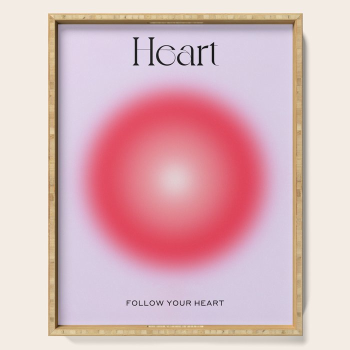 Heart: Aura Gradient 04 Serving Tray Gallery Image 1