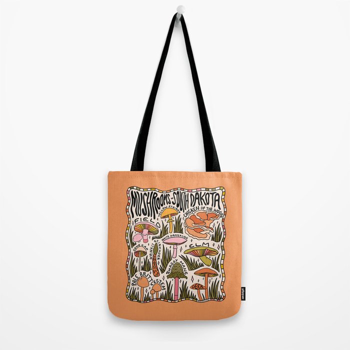 Mushrooms of South Dakota Tote Bag Gallery Image 2