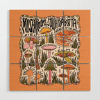 Mushrooms of South Dakota Wood Wall Art Gallery Image 1