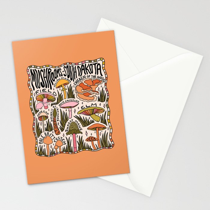 Mushrooms of South Dakota Stationery Card Gallery Image 2