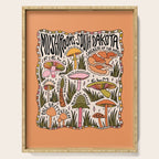 Mushrooms of South Dakota Serving Tray Gallery Image 1