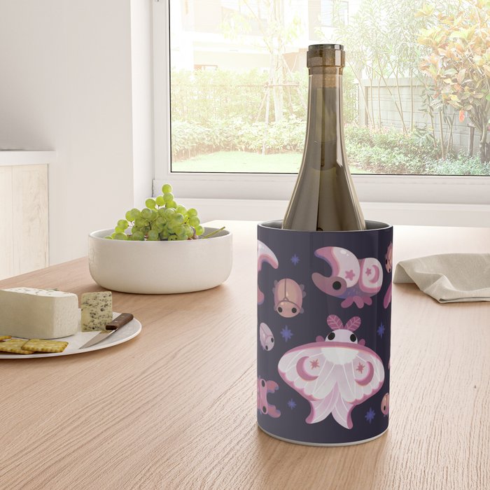 Twinkle twinkle little bugs - dark Wine Chiller Gallery Image 4