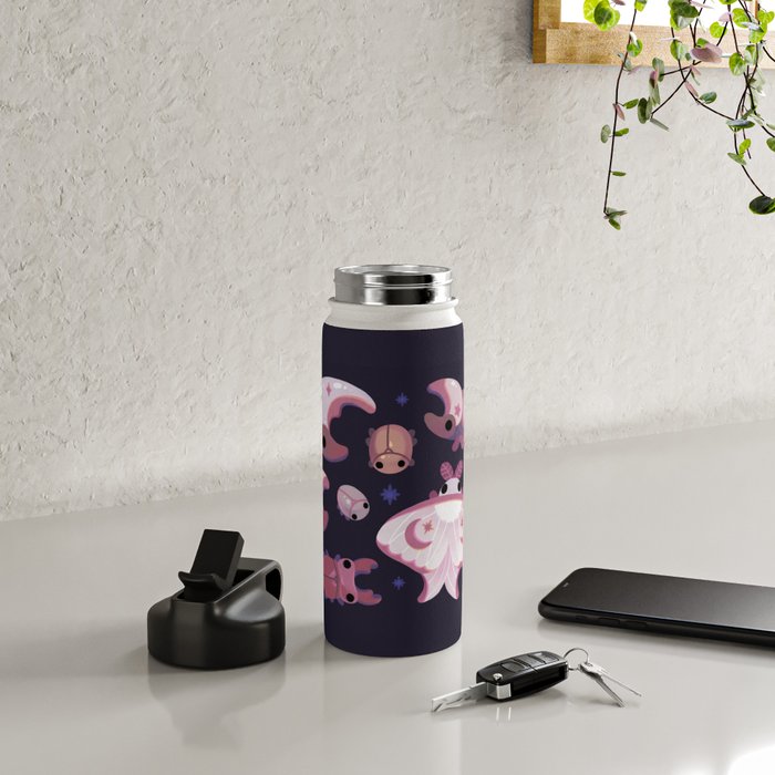 Twinkle twinkle little bugs - dark Water Bottle Gallery Image 4