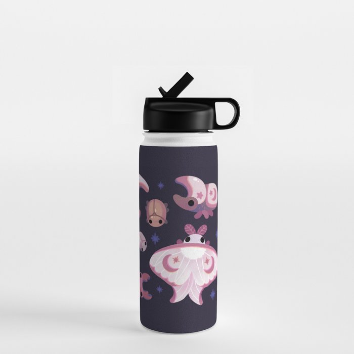Twinkle twinkle little bugs - dark Water Bottle Gallery Image 1