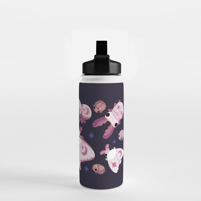 Twinkle twinkle little bugs - dark Water Bottle Gallery Image 2