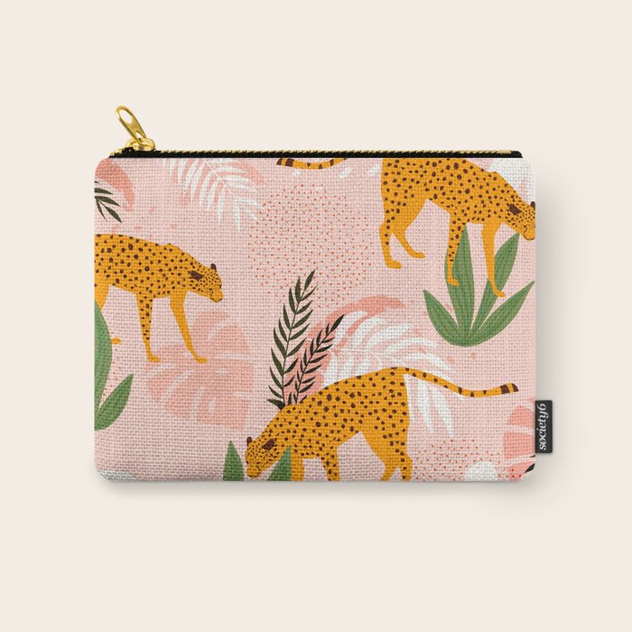 Cheetah chase Carry All Pouch Gallery Image 1