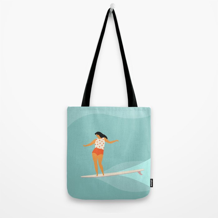 Surf girl Tote Bag Gallery Image 2