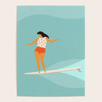 Surf girl Poster Gallery Image 4