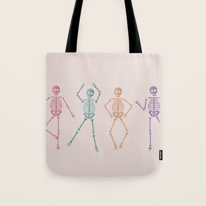 Halloween Party Skeletons Tote Bag Gallery Image 1