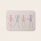 Halloween Party Skeletons Bath Mat Gallery Image 1