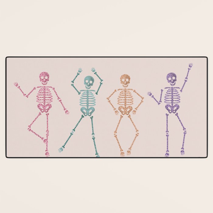 Halloween Party Skeletons Desk Mat Gallery Image 3